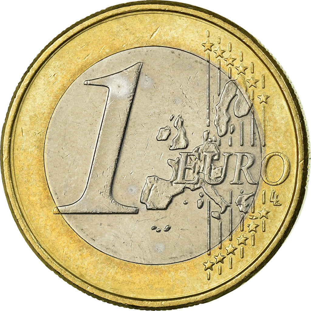 IRELAND REPUBLIC, Euro, 2002, AU(55-58), Bi-Metallic, KM:38