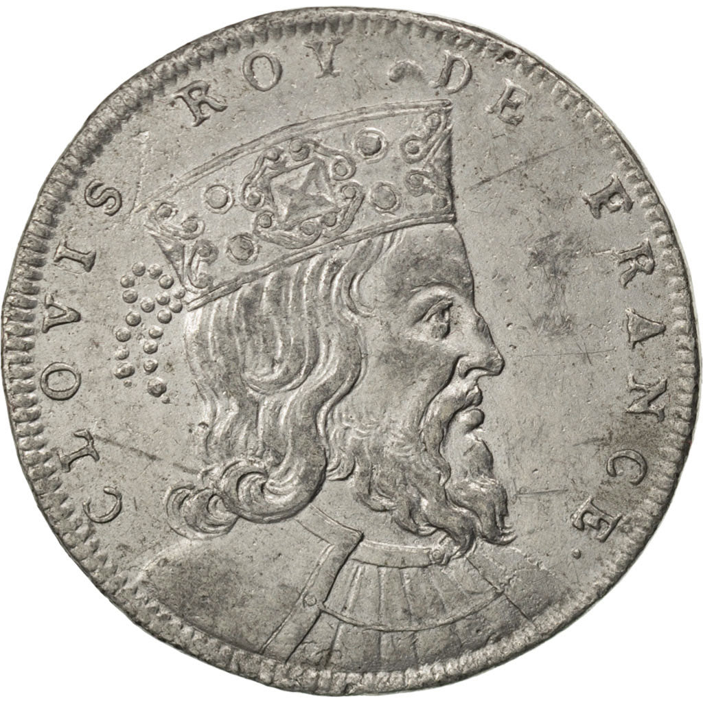France, Medal, Clovis, History, AU(50-53), Tin