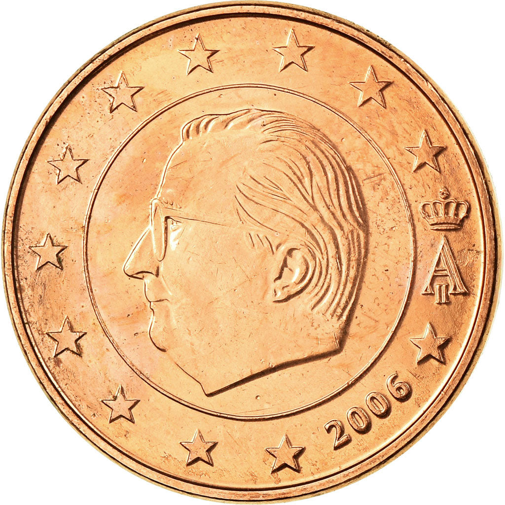 Belgio, 5 Euro Cent, 2006, SPL, Acciaio placcato rame, KM:226