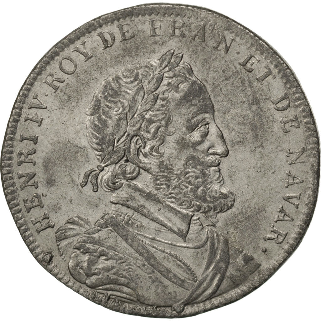 France, Medal, Henry IV, History, AU(50-53), Tin