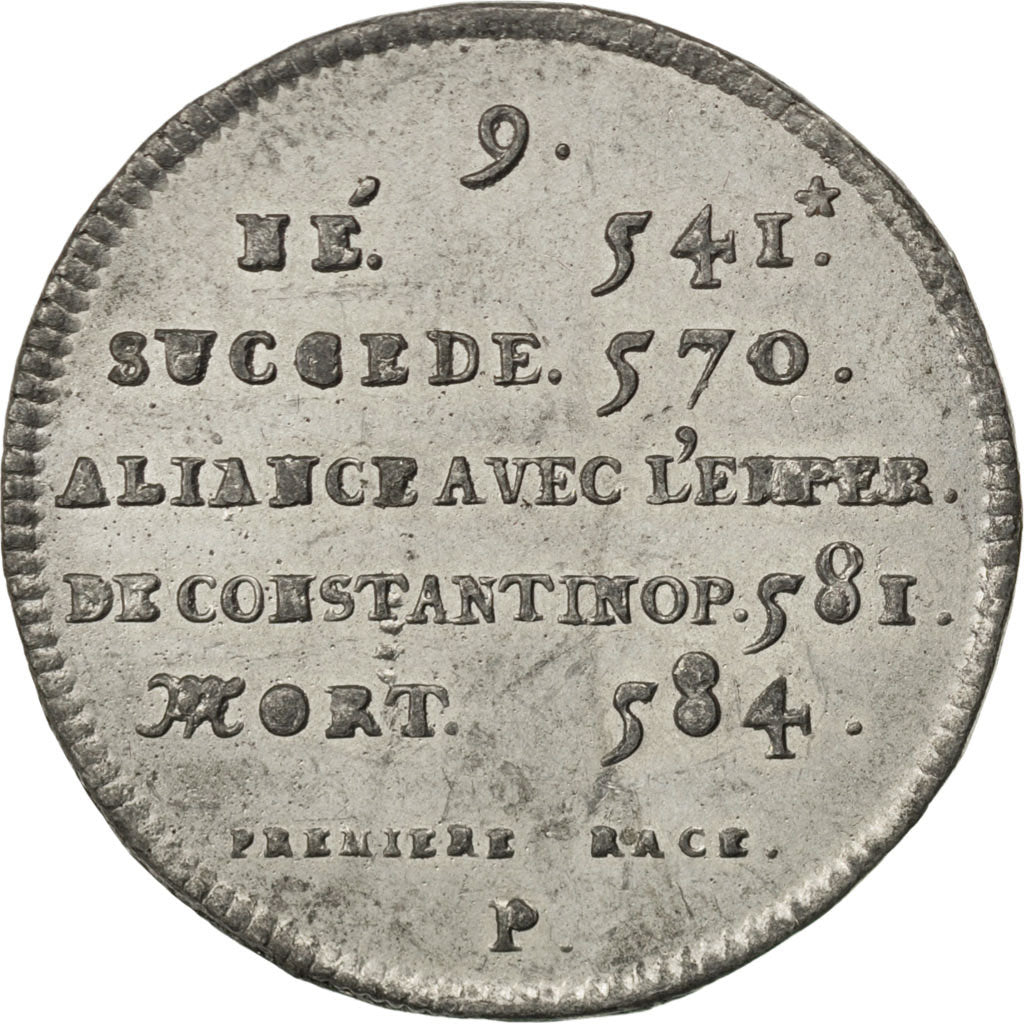 France, Medal, Chilpéric I, History, AU(50-53), Tin