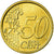 Włochy, 50 Euro Cent, 2002, Rome, MS(65-70), Mosiądz, KM:215