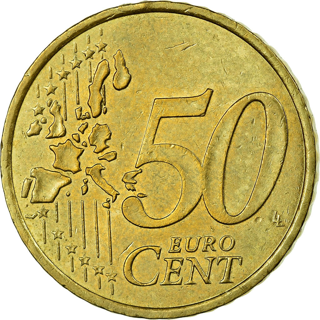 France, 50 Euro Cent, 2000, TTB, Laiton, KM:1287