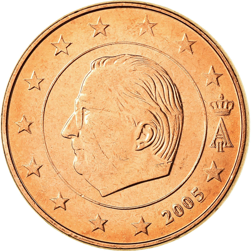Belgium, 5 Euro Cent, 2005, MS(65-70), Copper Plated Steel, KM:226