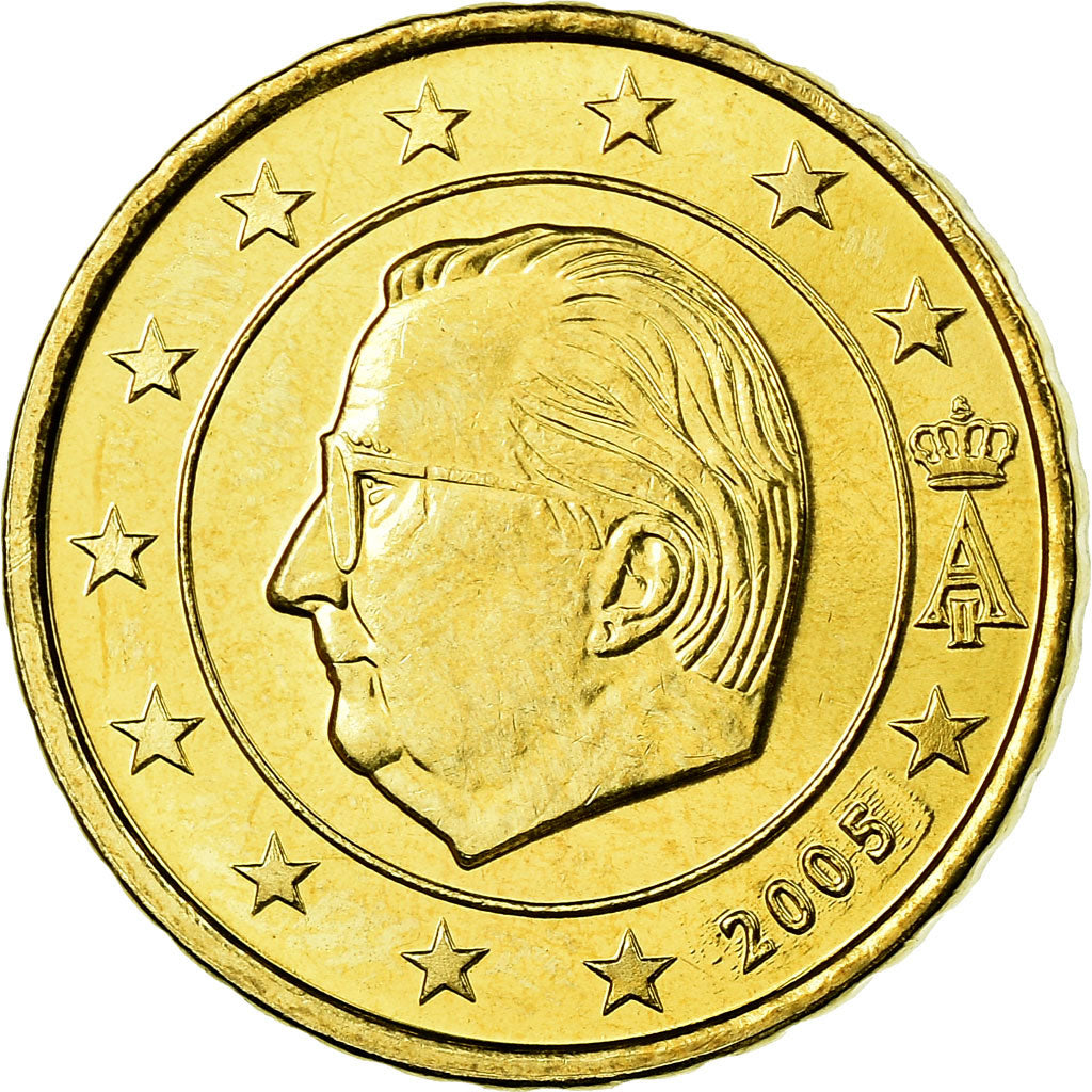 België, 10 Euro Cent, 2005, FDC, Tin, KM:227