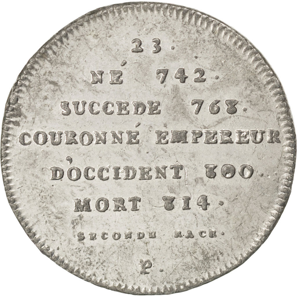 France, Medal, Charlemagne, History, AU(50-53), Tin