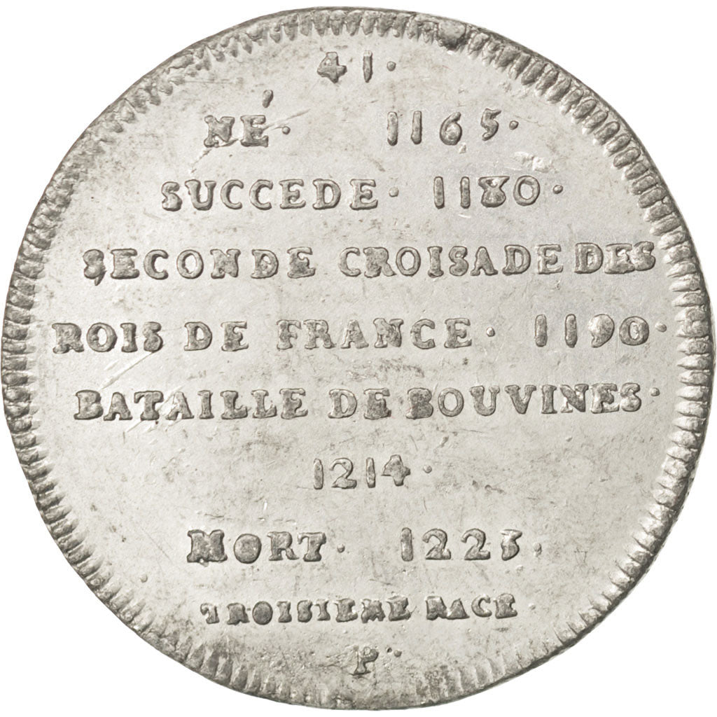 France, Medal, Philippe II, History, AU(50-53), Tin