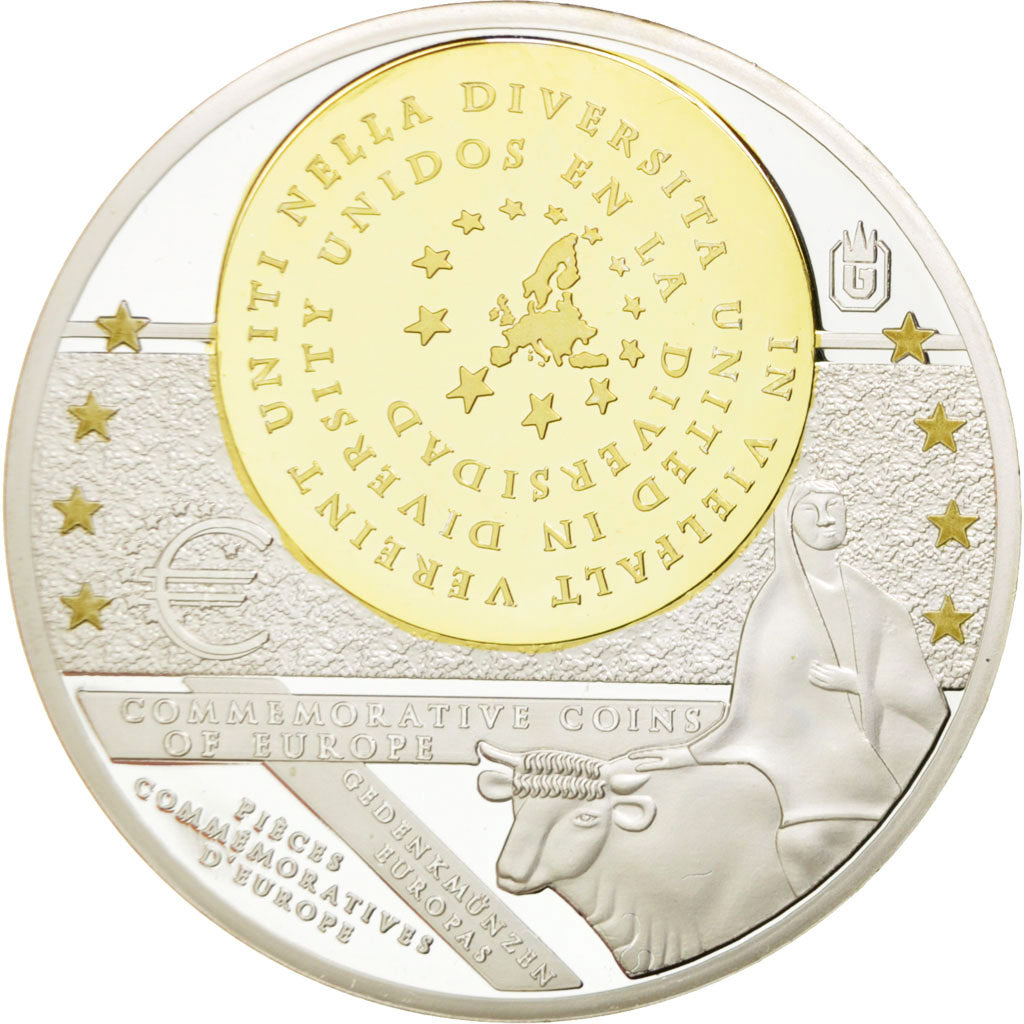 France, Medal, The Fifth Republic, Politics, Society, War, MS(65-70), Silver