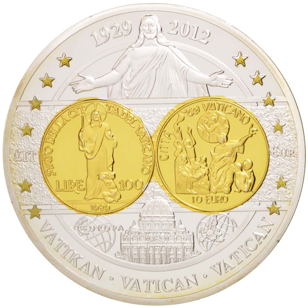 Francia, Medal, The Fifth Republic, Politics, Society, War, FDC, Argento