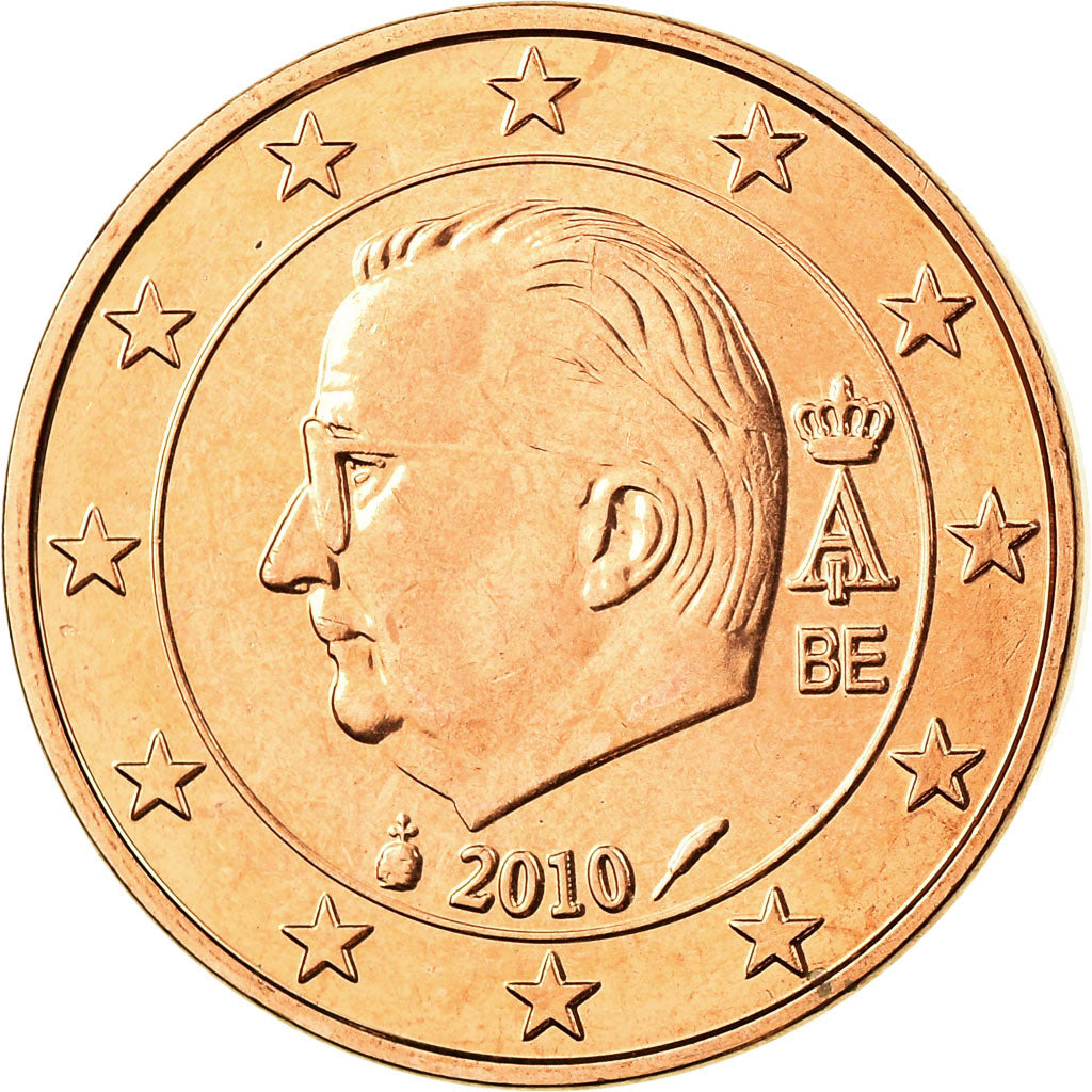 Belgio, 5 Euro Cent, 2010, FDC, Acciaio placcato rame, KM:276