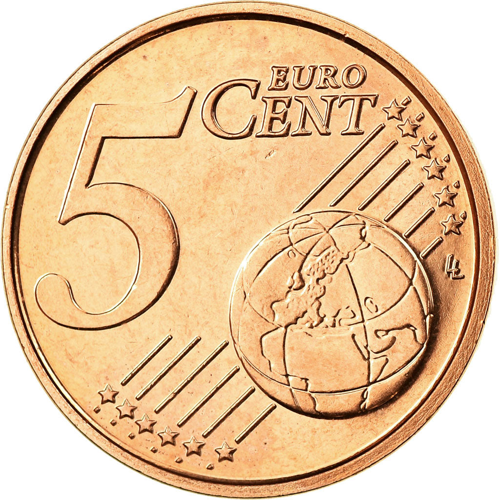Belgio, 5 Euro Cent, 2010, FDC, Acciaio placcato rame, KM:276