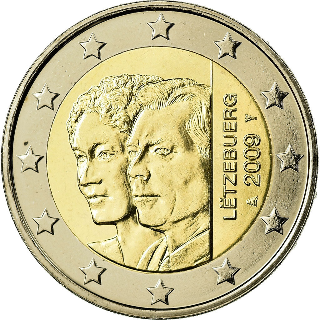 Luxemburg, 2 Euro, 2009, STGL, Bi-Metallic, KM:106