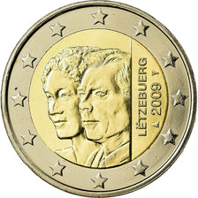 Luxembourg, 2 Euro, 2009, MS(65-70), Bi-Metallic, KM:106