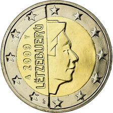 Luxemburgo, 2 Euro, 2009, FDC, Bimetálico, KM:93
