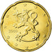 Finland, 20 Euro Cent, 2009, MS(63), Brass, KM:127