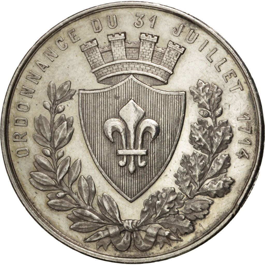 France, Medal, French Third Republic, Business & industry, Borrel, AU(55-58)