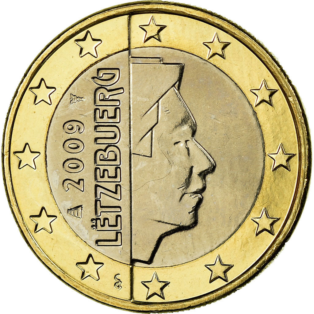 Luxemburg, Euro, 2009, VZ, Bi-Metallic, KM:92