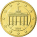 GERMANY - FEDERAL REPUBLIC, 50 Euro Cent, 2009, MS(65-70), Brass, KM:256