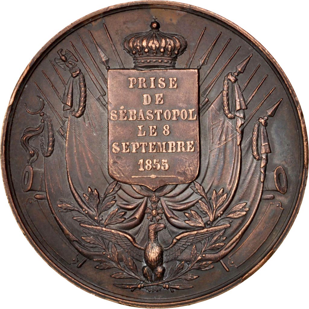 France, Medal, Second French Empire, Politics, Society, War, Desaide, TTB+