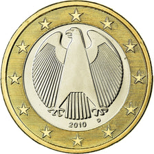 GERMANIA - REPUBBLICA FEDERALE, Euro, 2010, SPL, Bi-metallico, KM:257