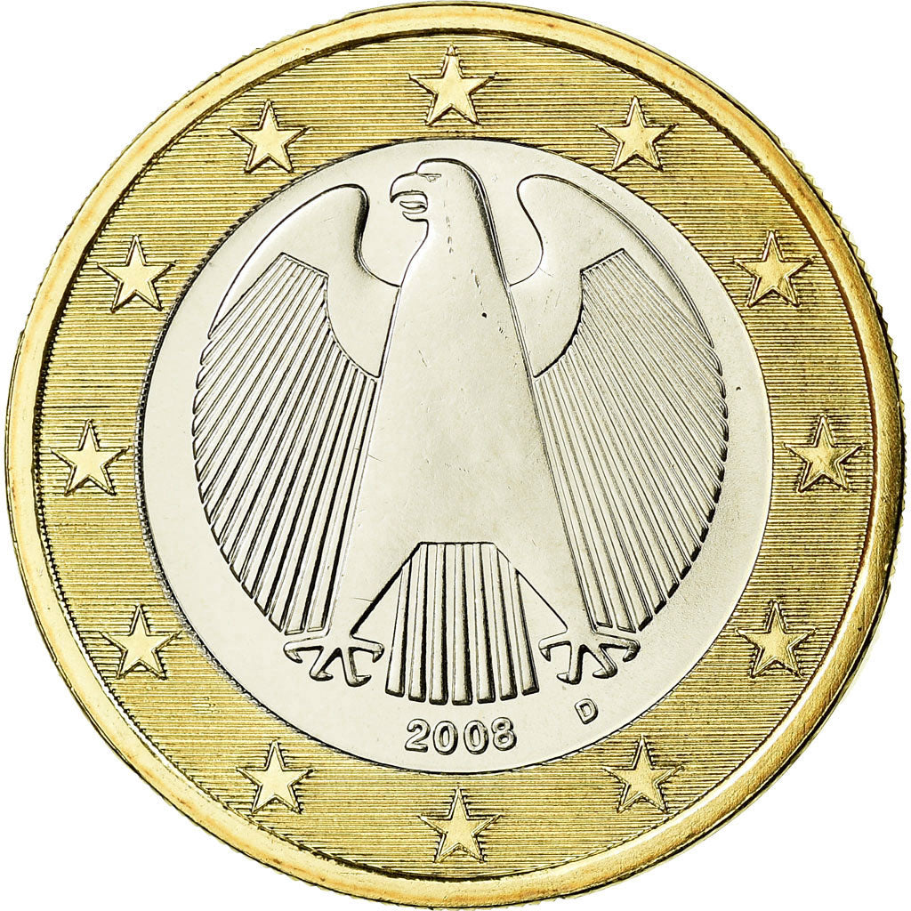 République fédérale allemande, Euro, 2008, SPL, Bi-Metallic, KM:257