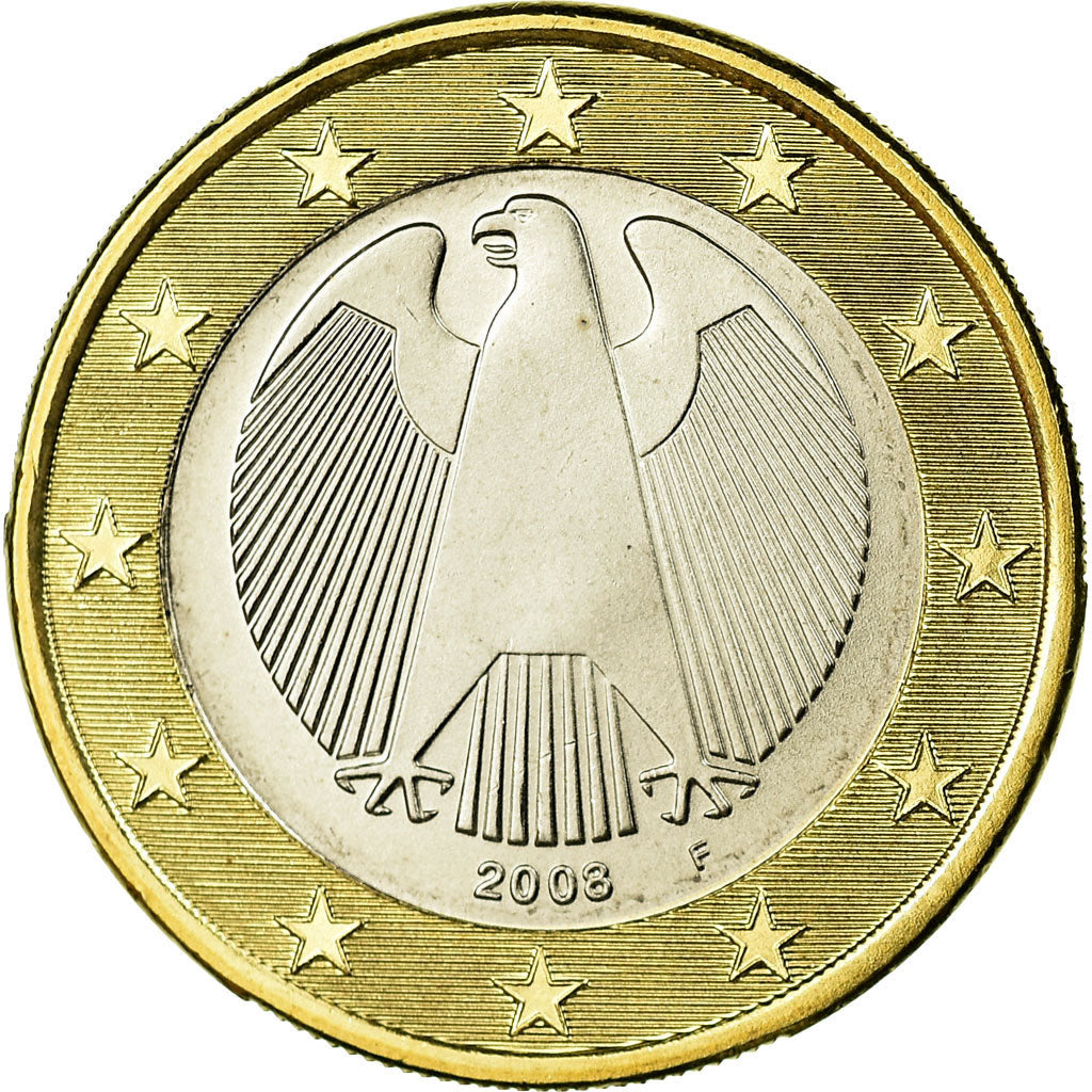 GERMANIA - REPUBBLICA FEDERALE, Euro, 2008, SPL, Bi-metallico, KM:257