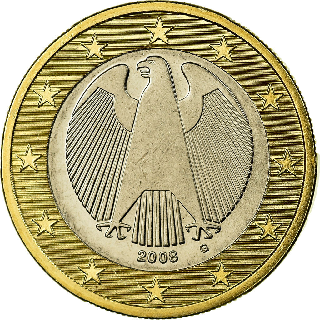 République fédérale allemande, Euro, 2008, SPL, Bi-Metallic, KM:257