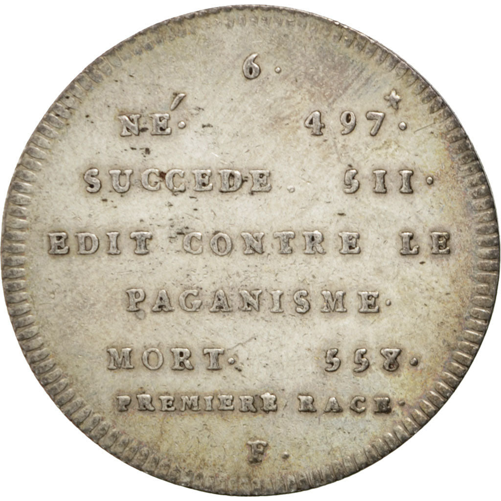 France, Medal, Childebert I, History, AU(50-53), Silver
