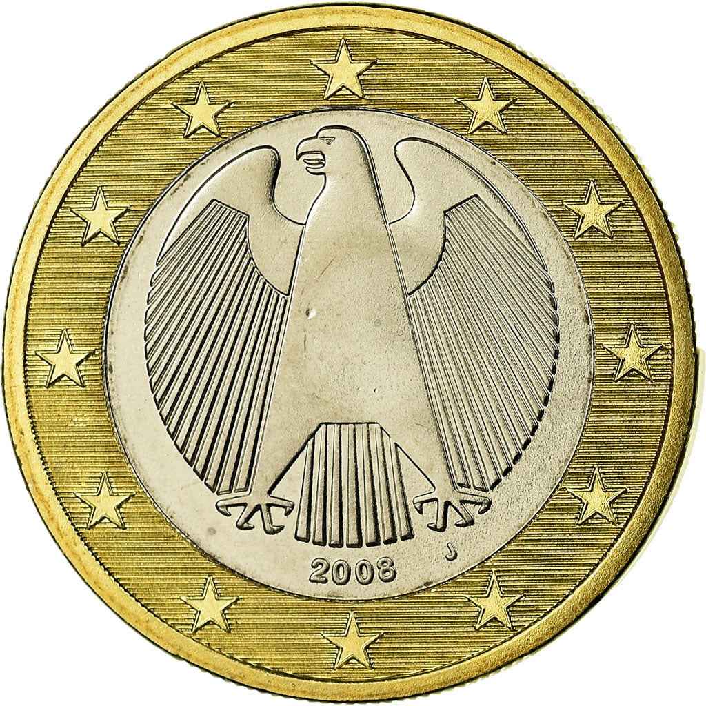 GERMANIA - REPUBBLICA FEDERALE, Euro, 2008, SPL, Bi-metallico, KM:257