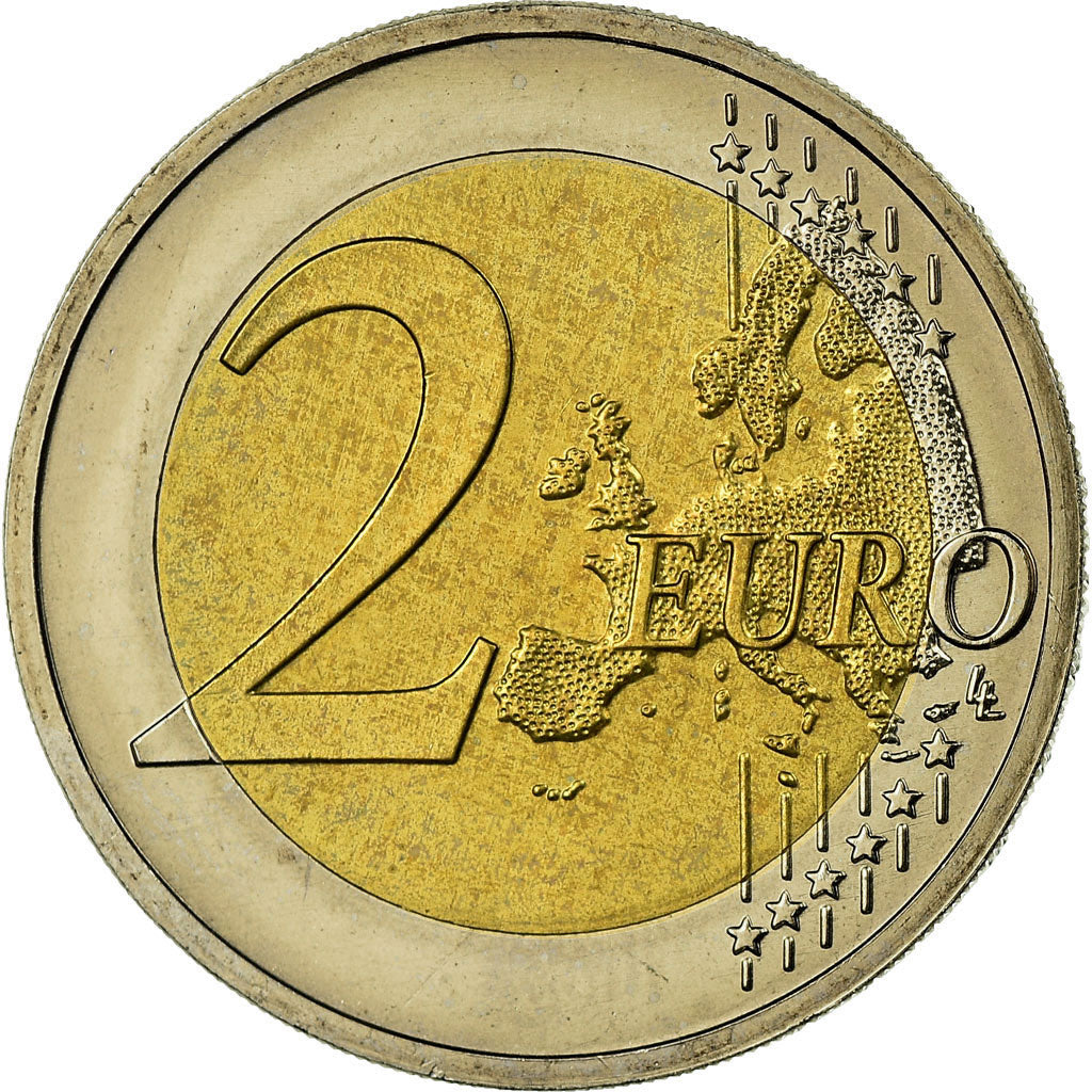 GERMANIA - REPUBBLICA FEDERALE, 2 Euro, 2010, BB, Bi-metallico, KM:285