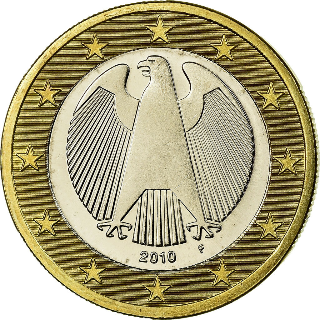 GERMANIA - REPUBBLICA FEDERALE, Euro, 2010, SPL, Bi-metallico, KM:257
