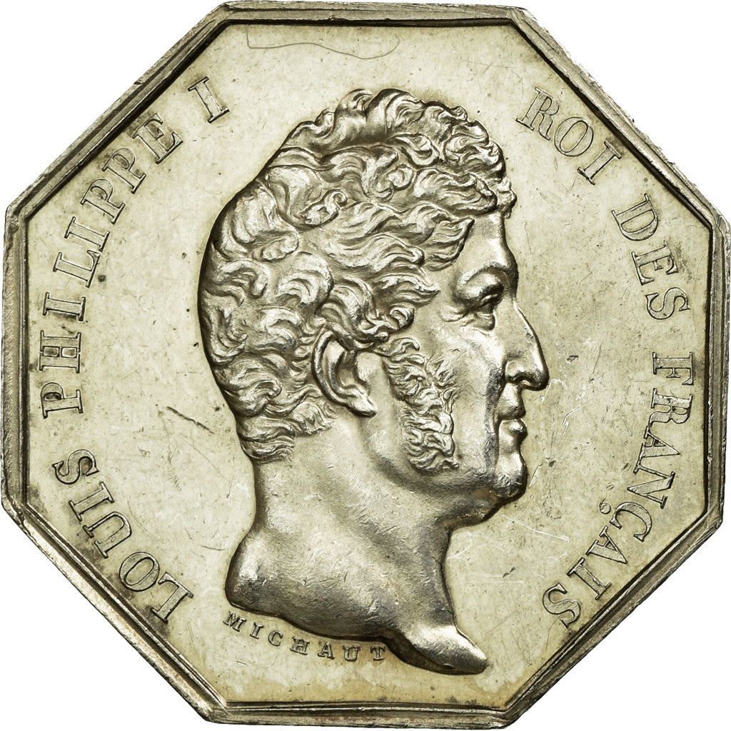 France, Jeton, Notary, SUP+, Argent, Lerouge:319