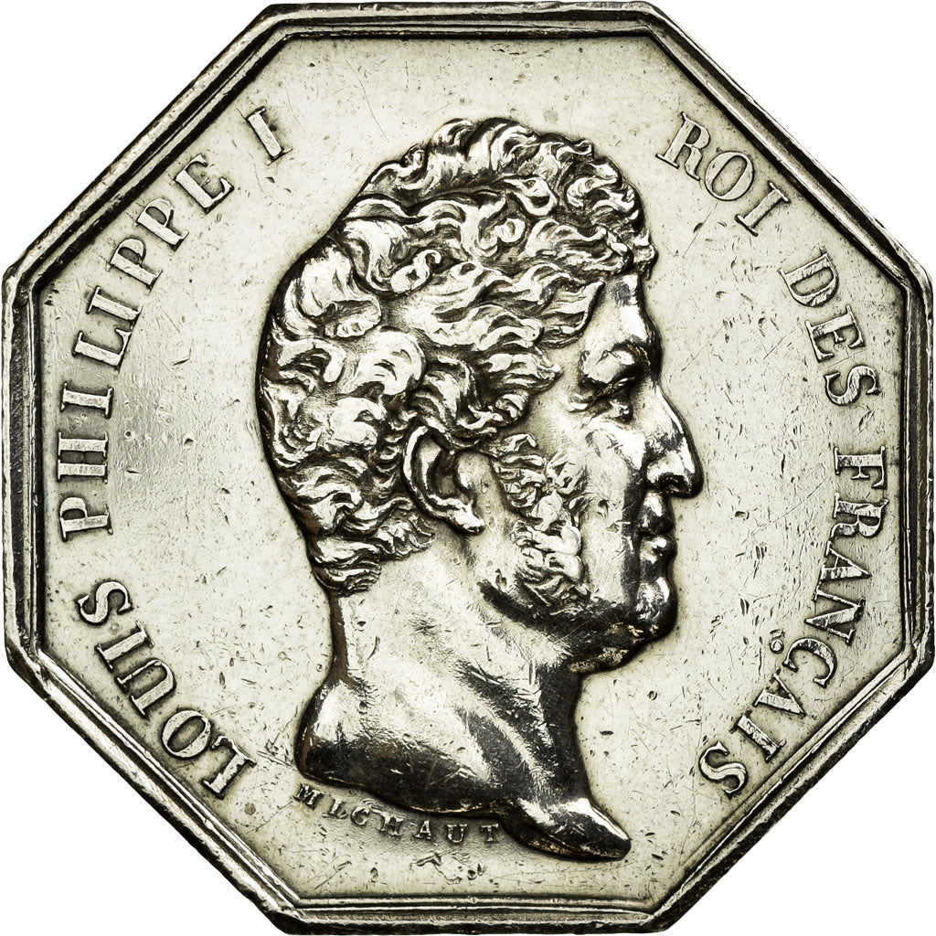 France, Token, Notary, MS(60-62), Silver, Lerouge:319