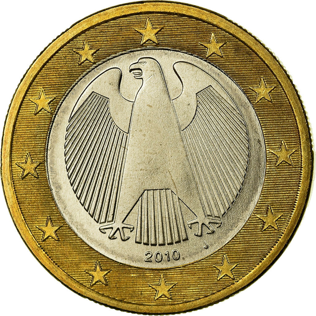 GERMANIA - REPUBBLICA FEDERALE, Euro, 2010, SPL-, Bi-metallico, KM:257