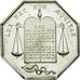 France, Token, Notary, MS(60-62), Silver, Lerouge:327
