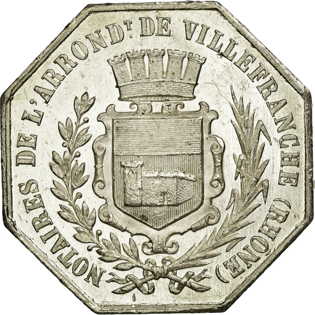 France, Token, Notaires de l'Arrondissement de Villefranche, Rhône, n.d.
