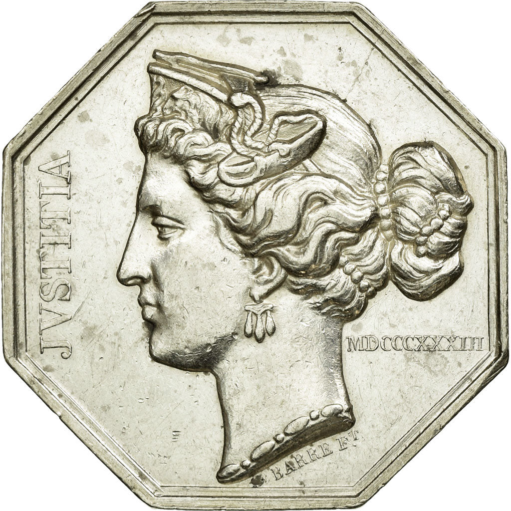 France, Jeton, Notary, SUP+, Argent, Lerouge:413