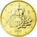 Italia, 50 Euro Cent, 2007, SC, Latón, KM:215