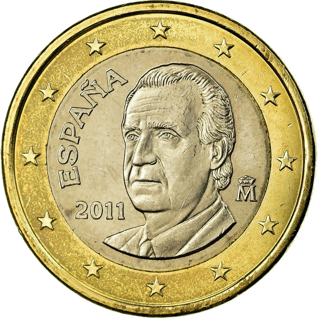 Spanien, Euro, 2011, UNZ, Bi-Metallic, KM:1150