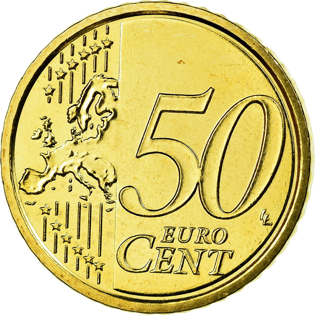 Italië, 50 Euro Cent, 2010, UNC-, Tin, KM:249