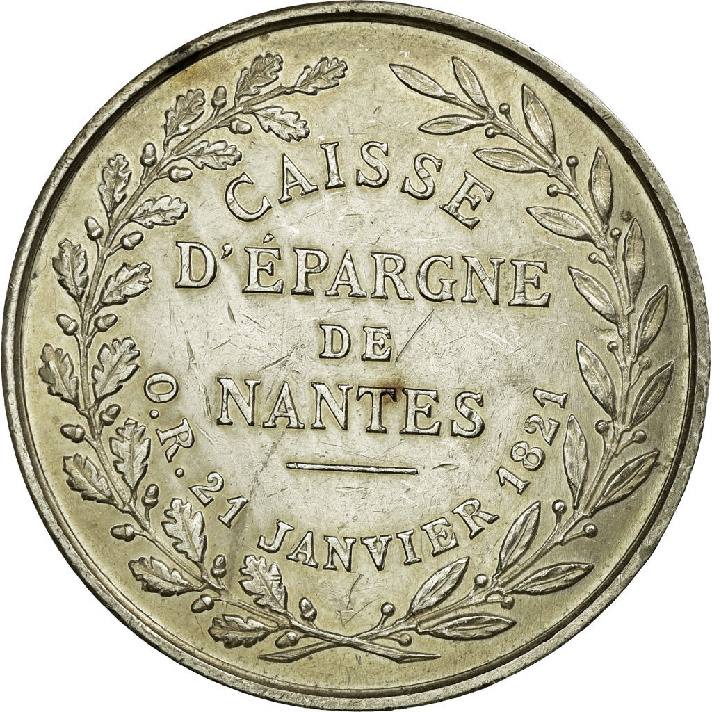 France, Jeton, Savings Bank, 1821, SUP, Argent, Jacqmin:53