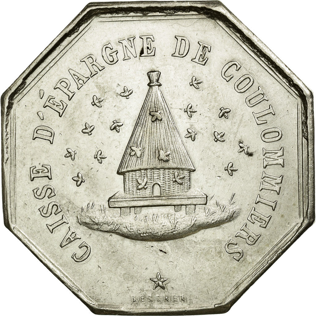 France, Jeton, Savings Bank, SUP+, Argent, Jacqmin:23