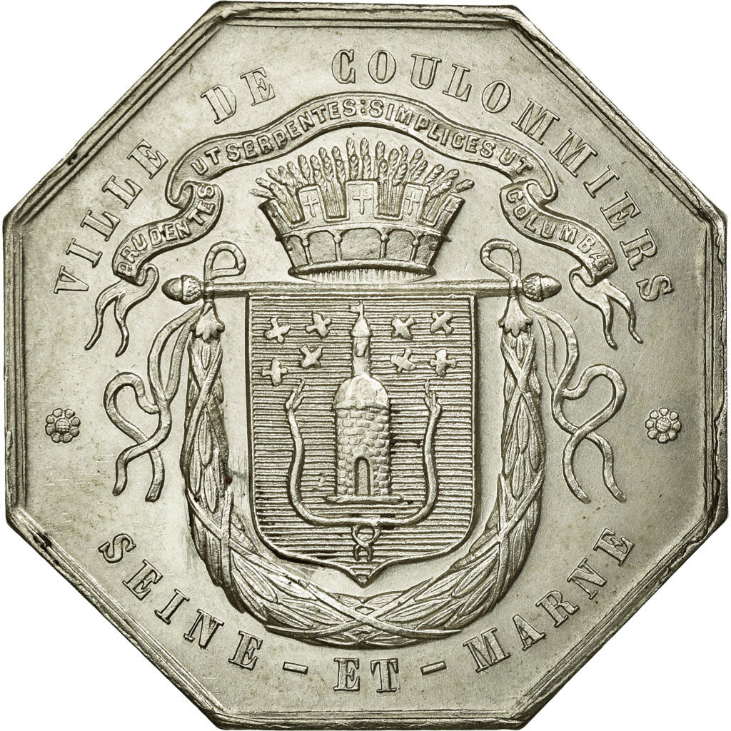 France, Token, Savings Bank, AU(55-58), Silver, Jacqmin:23