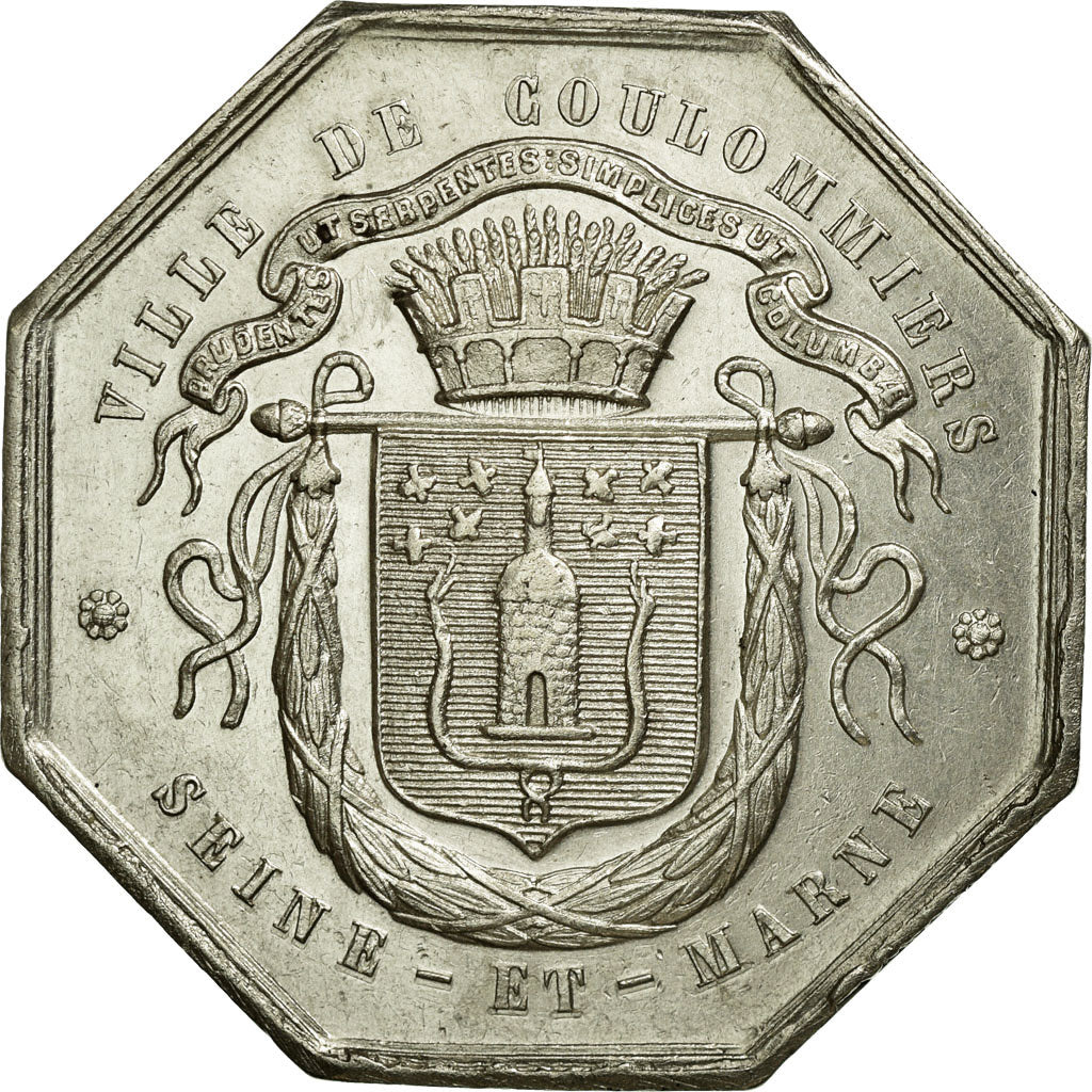 France, Token, Savings Bank, AU(55-58), Silver, Jacqmin:23