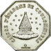 France, Token, Savings Bank, AU(55-58), Silver, Jacqmin:23