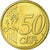 Espanha, 50 Euro Cent, 2010, MS(63), Latão, KM:1149