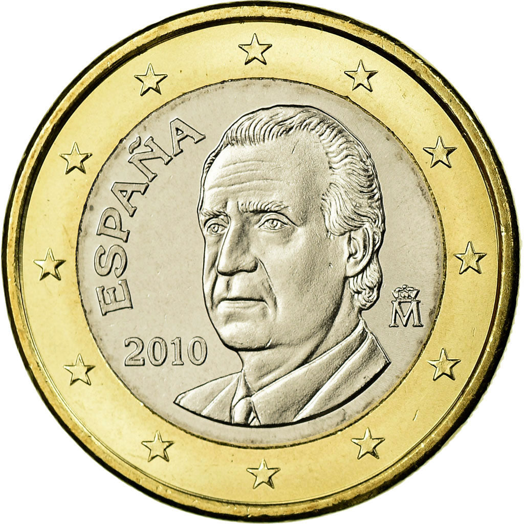 Hiszpania, Euro, 2010, Madrid, MS(63), Bimetaliczny, KM:1150