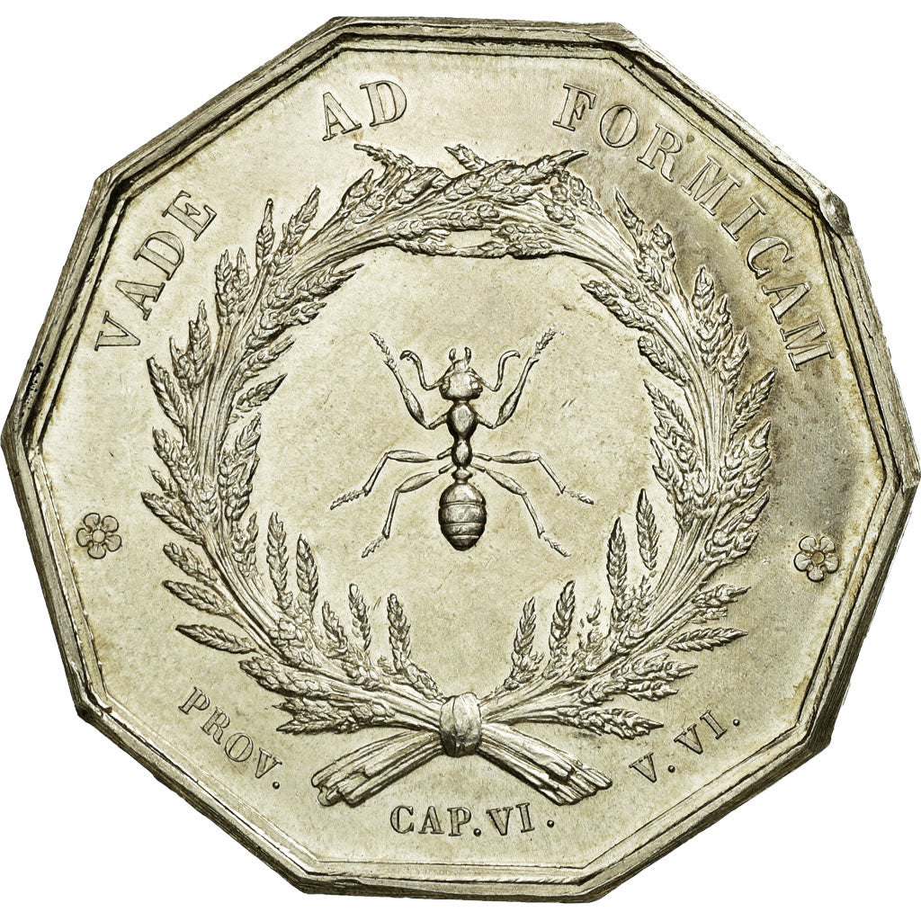 France, Token, Savings Bank, MS(60-62), Silver, Jacqmin:44
