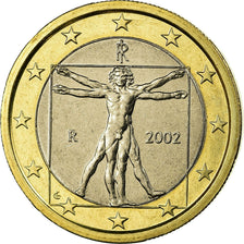 Italy, Euro, 2002, MS(63), Bi-Metallic, KM:216