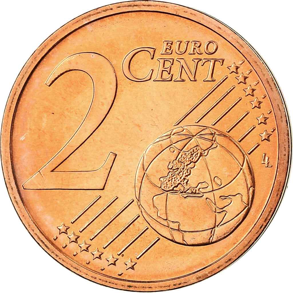 GERMANY - FEDERAL REPUBLIC, 2 Euro Cent, 2009, MS(63), Copper Plated Steel